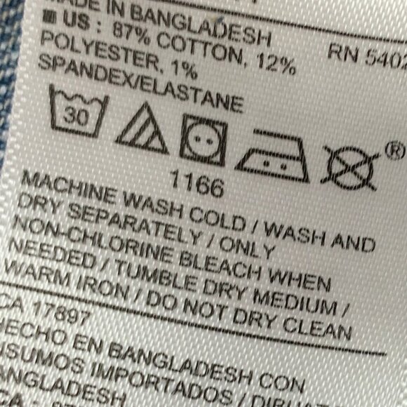 Old Navy Medium Wash Denim Jacket Women's Size Small - Picture 6 of 6